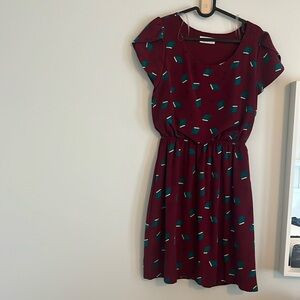 ModCloth peach love California book dress